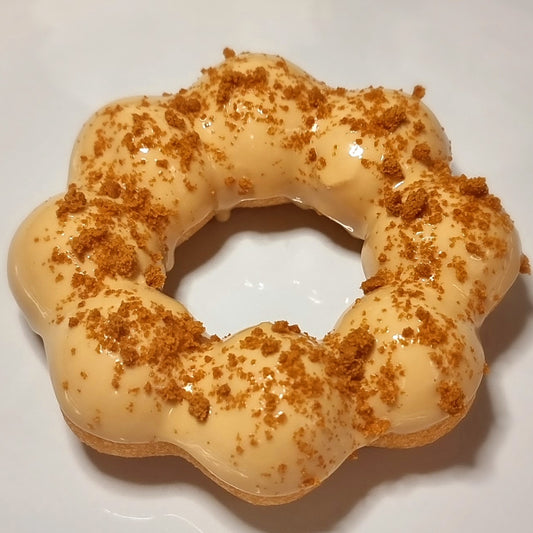 Caramel Crumble Mochi Donut