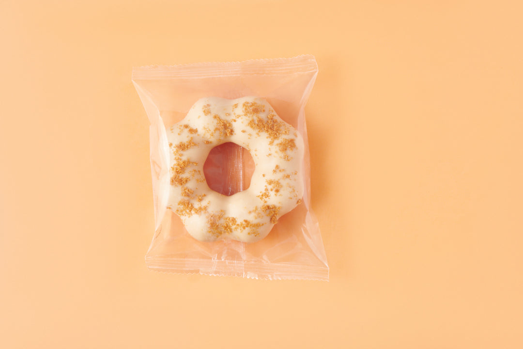 Caramel Crumble Mochi Donut Carton. 100 Units per carton (from $2.25 per unit)