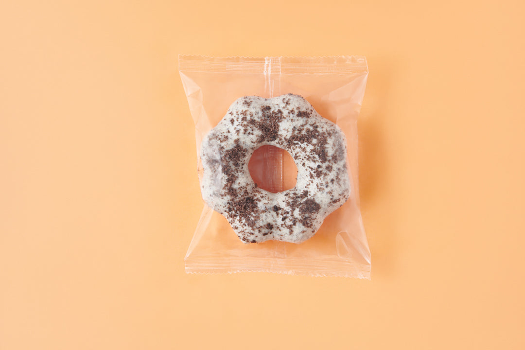 Cookies & Cream Mochi Donut Carton. 100 Units per carton (from $2.25 per unit)